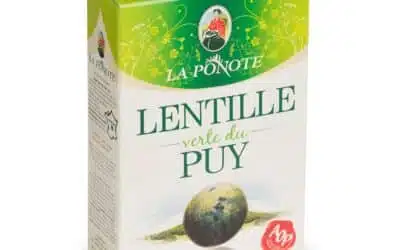 Lentilles vertes du Puy AOP