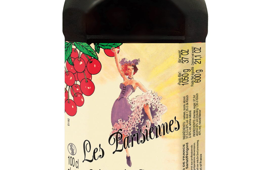 Semi-candied cherries with liquor Distillerie du Périgord