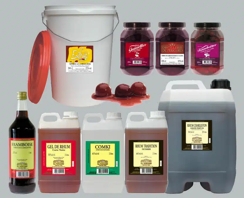 How pastry chefs can use Distillerie du Périgord gelified alcohols